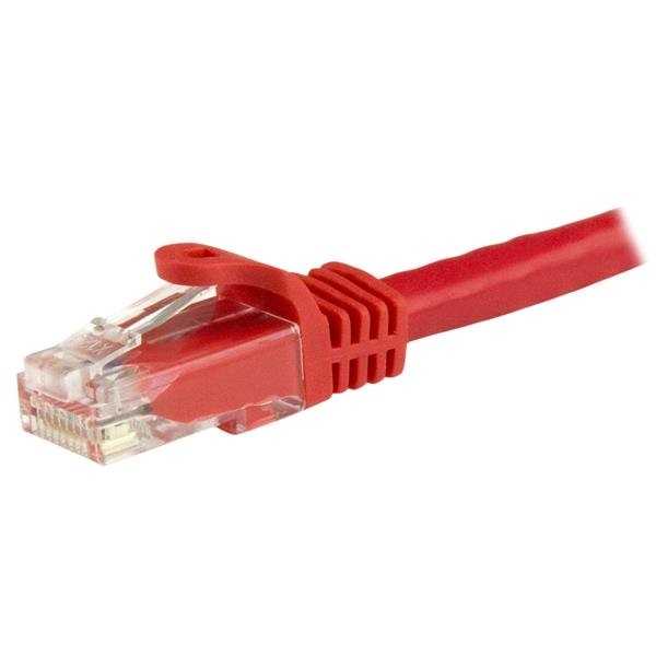 StarTech.com Cavo di rete CAT 6 - Cavo Patch Ethernet RJ45 UTP rosso da 5m antigroviglio con supporto Gigabit e Power-over-Ethernet