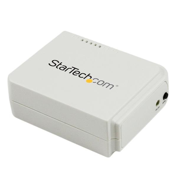 StarTech.com Server di Stampa Wireless N PM1115UWEU - 1 Porta USB 2.0, Ethernet 10/100 Mbps, WiFi 802.11 b/g/n, Fino a 150 Mbps