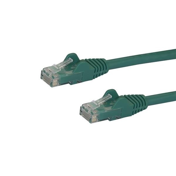 StarTech.com Cavo di rete CAT 6 - Cavo Patch Ethernet RJ45 UTP Verde 1m Antigroviglio - Gigabit, U/UTP, Placcatura Oro