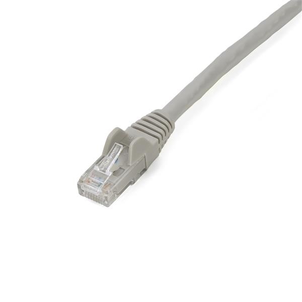 StarTech.com Cavo di rete Cat 6 - Cavo Patch Ethernet Gigabit grigio antigroviglio da 2m, U/UTP, RJ-45, Placcatura Oro
