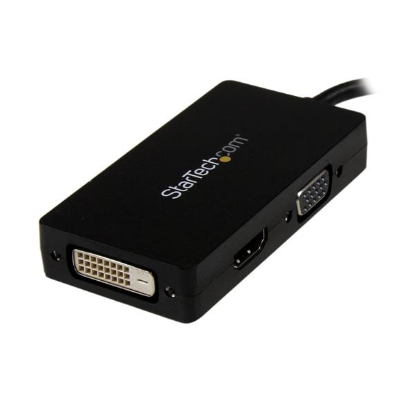 StarTech.com Cavo Adattatore 3 in 1 DisplayPort a VGA/DVI/HDMI - Convertitore DP a VGA, DVI, HDMI - 0,15 m, 1920x1200, 1080p