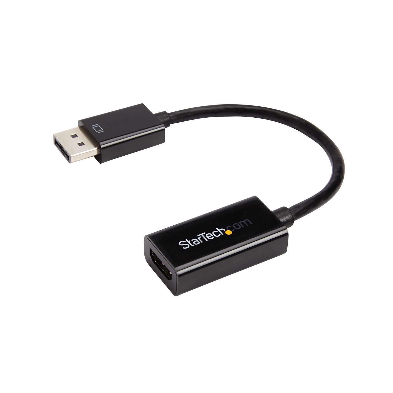 StarTech.com Adattatore DisplayPort a HDMI Attivo 4K 30Hz - Convertitore Video DP a HDMI - Cavo Adattatore Dongle 0,15 m - Compatibile con DP 1.2 e HDMI 1.4