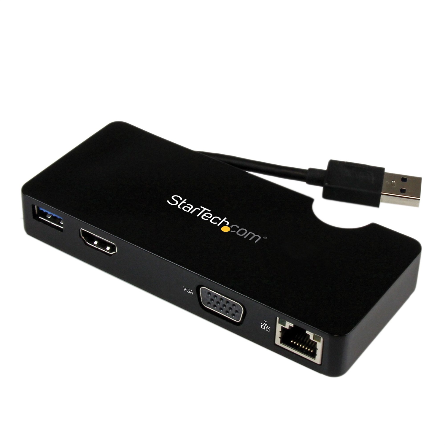 StarTech.com Mini Docking Station Universale per Laptop USB 3.0 con Doppia Uscita HDMI/VGA e Gigabit Ethernet