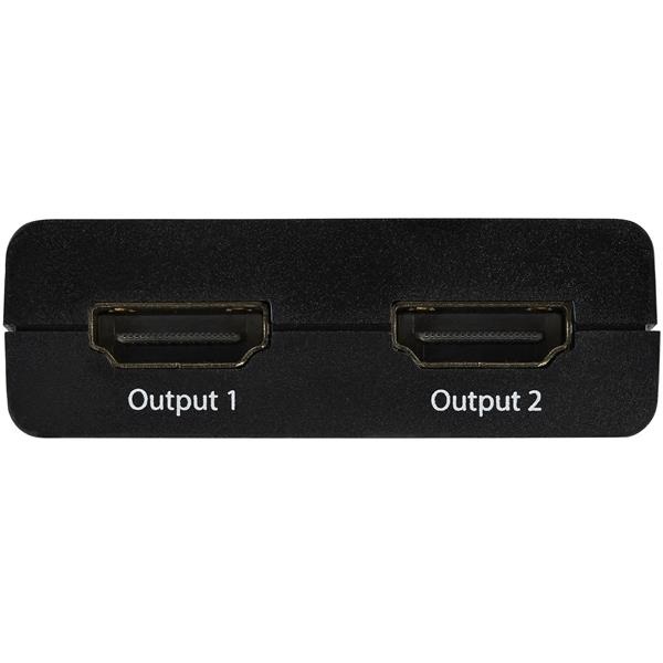 StarTech.com Sdoppiatore Splitter Video HDMI 4K @ 30Hz 1x2 - 1 Ingresso, 2 Uscite, Alimentato via Adattatore o USB, Supporta Risoluzioni Fino a 3840 x 2160 Pixel