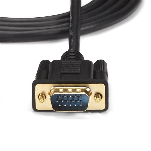 StarTech.com Cavo Convertitore attivo HDMI a VGA - Adattatore HDMI M/M a VGA 1920x1200 / 1080p Nero da 1,8m