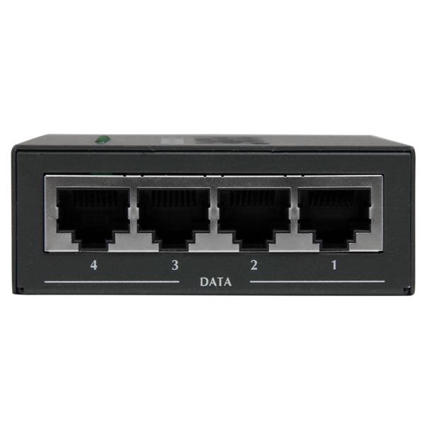 StarTech.com Iniettore PoE Gigabit a 4 porte - Power over Ethernet 802.3af/at