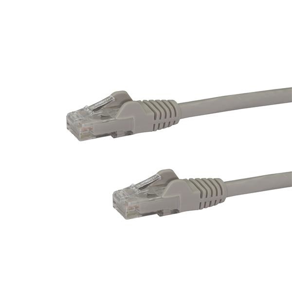 StarTech.com Cavo di rete CAT 6 - Cavo Patch Ethernet RJ45 UTP Grigio da 10 m Antigroviglio, Cavo Gigabit Categoria 6