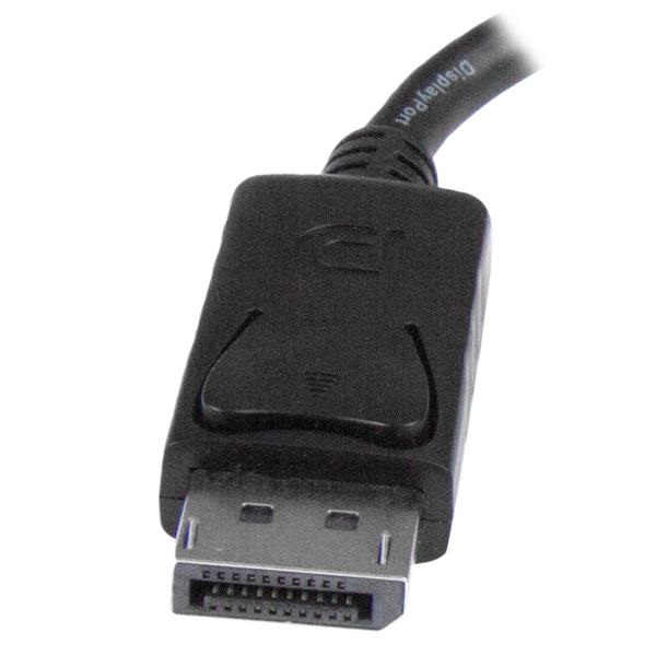 StarTech.com Adattatore DisplayPort a HDMI e VGA - Convertitore audio/video da viaggio DP 2 in 1, 1920x1200 / 1080p, Lunghezza cavo 0,15 m, Colore Nero