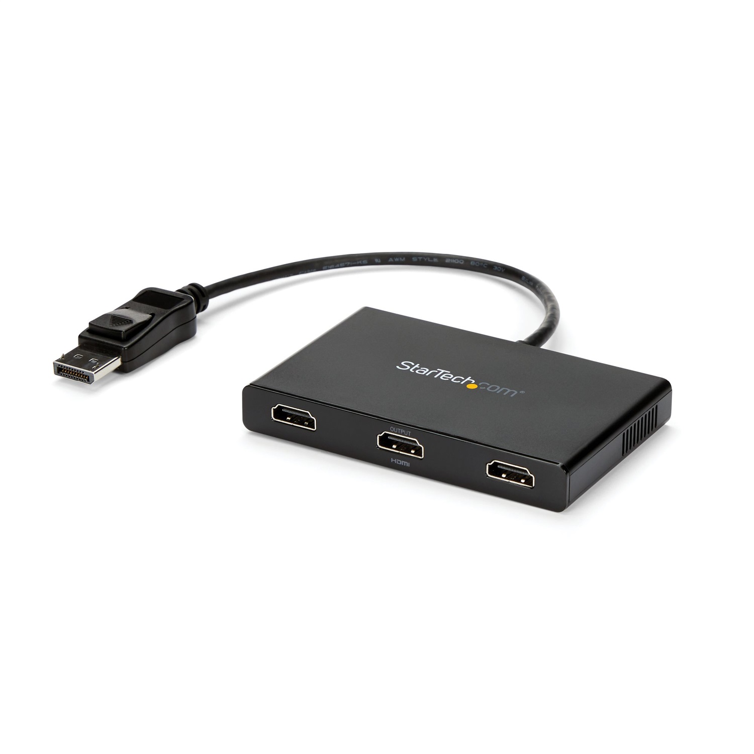 StarTech.com Adattatore multi monitor a 3 porte HDMI - Hub MST da DisplayPort 1.2 a 3x HDMI - Risoluzione fino a 3840 x 2160 Pixel - Modalità desktop esteso per PC Windows - 60 Hz