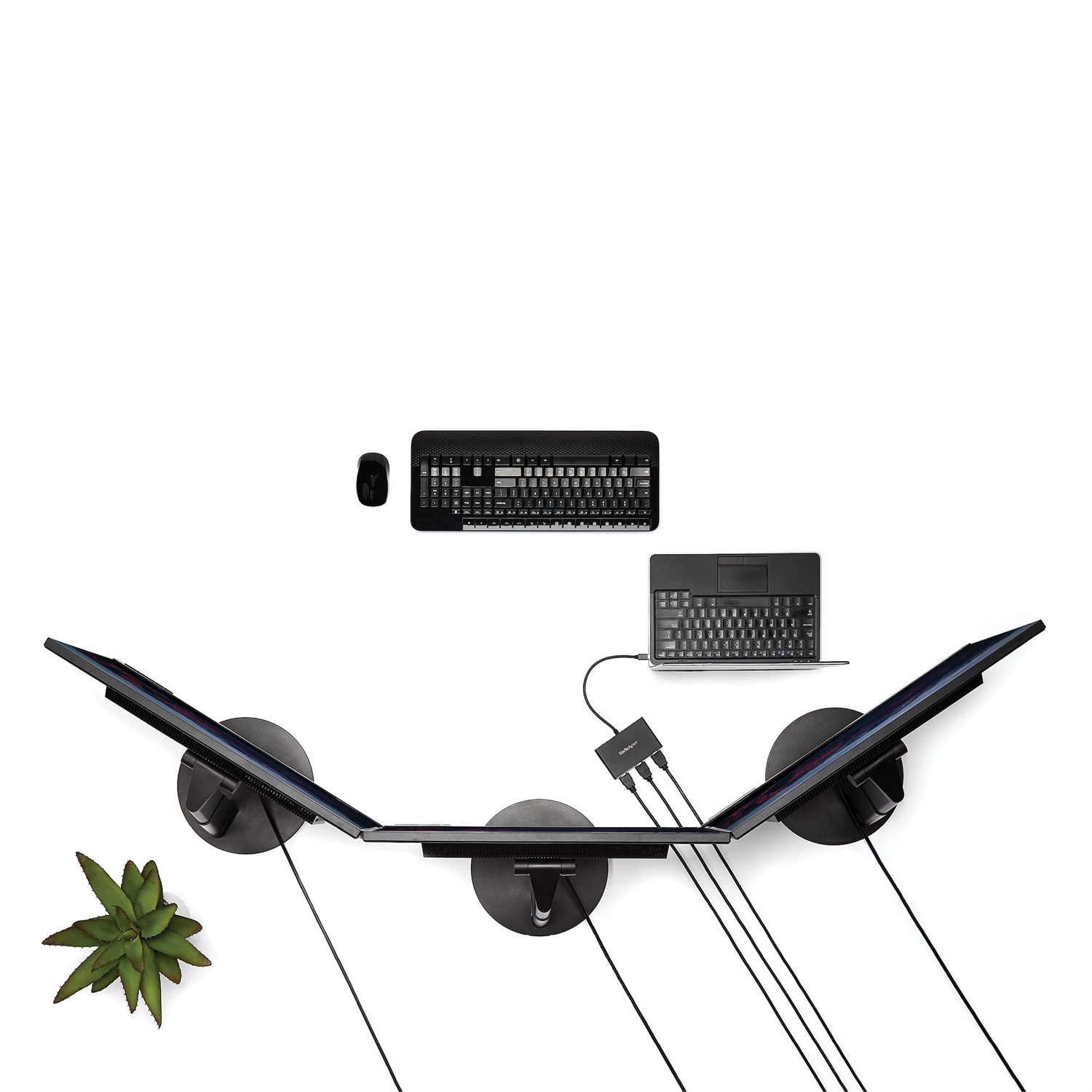 StarTech.com Adattatore multi monitor a 3 porte HDMI - Hub MST da DisplayPort 1.2 a 3x HDMI - Risoluzione fino a 3840 x 2160 Pixel - Modalità desktop esteso per PC Windows - 60 Hz