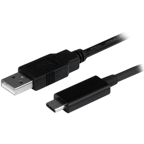 StarTech.com Cavo USB 2.0 da USB C a USB A da 1m - Maschio/Maschio, Certificato USB-IF, Velocità 480 Mbit/s, Nero