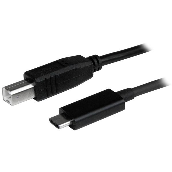 StarTech.com Cavo USB 2.0 USB-B a USB-C Type-C 1m - Maschio/Maschio, 480 Mbit/s, Nero