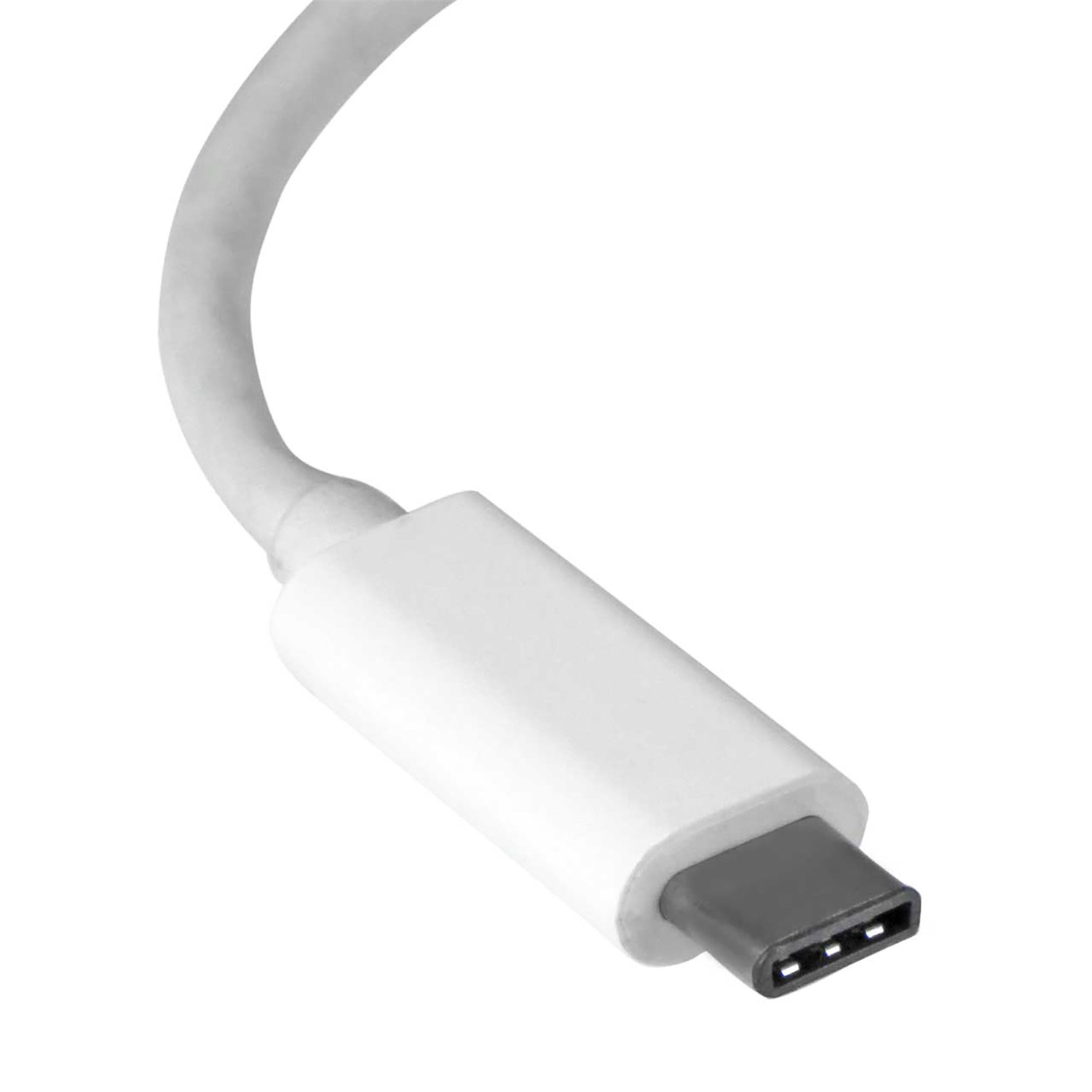 StarTech.com Adattatore di rete Ethernet Gigabit USB-C a RJ45 - Convertitore USB Type-C a Ethernet - Cablato, Bianco, Compatibile con Windows e Mac, Modello US1GC30W