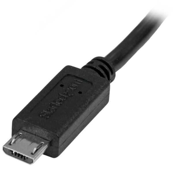 StarTech.com Cavo Prolunga Micro USB Maschio a Femmina - Estensione di 50 cm - Nero - Compatibile con Dispositivi USB OTG