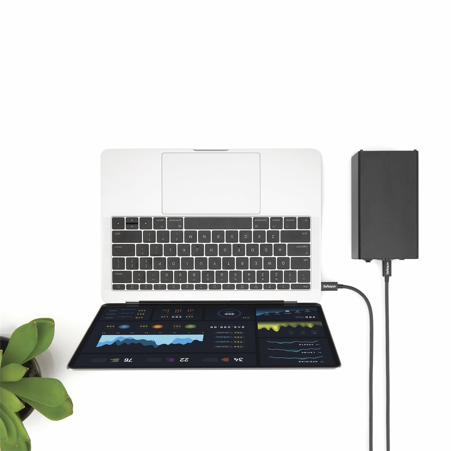 StarTech.com Cavo Thunderbolt 3 Passivo da 2m, 20Gbps, 100W PD, 4K, Certificato Thunderbolt, Compatibile con Thunderbolt 4/USB 3.2/DP Alt Mode/USB4
