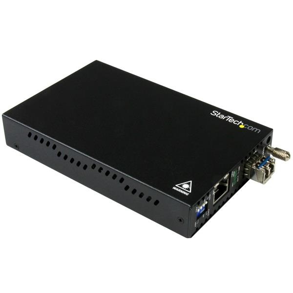 StarTech.com Convertitore Multimediale Gigabit Ethernet Rame a Fibra - SM LC - 10km - 2000 Mbit/s, 1000Base-T, 1000Base-LX