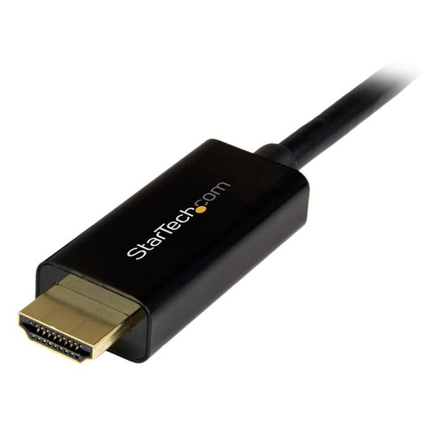 StarTech.com Cavo DisplayPort a HDMI Passivo 4K 30Hz - 3 m - Cavo Adattatore DP 1.2 a HDMI - Connettore DP Maschio a HDMI Maschio