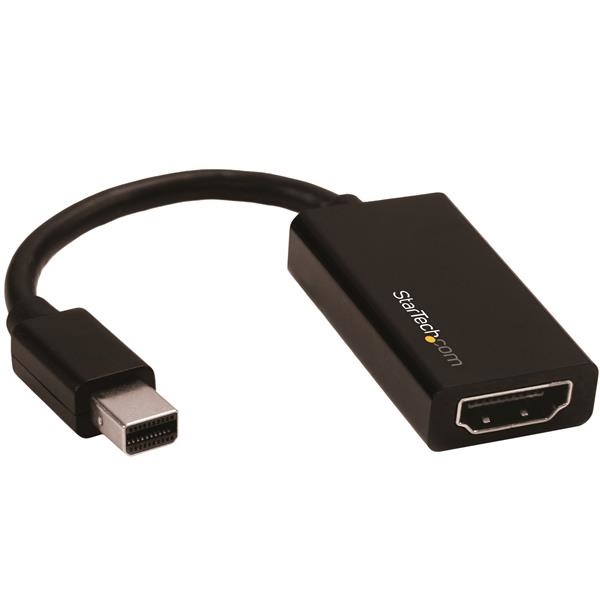 StarTech.com Adattatore Mini DisplayPort a HDMI Attivo 2.0 - 4K 60Hz, Convertitore Video mDP 1.4 a HDMI, Lunghezza 0,148 m, Compatibile con Monitor/TV/Display