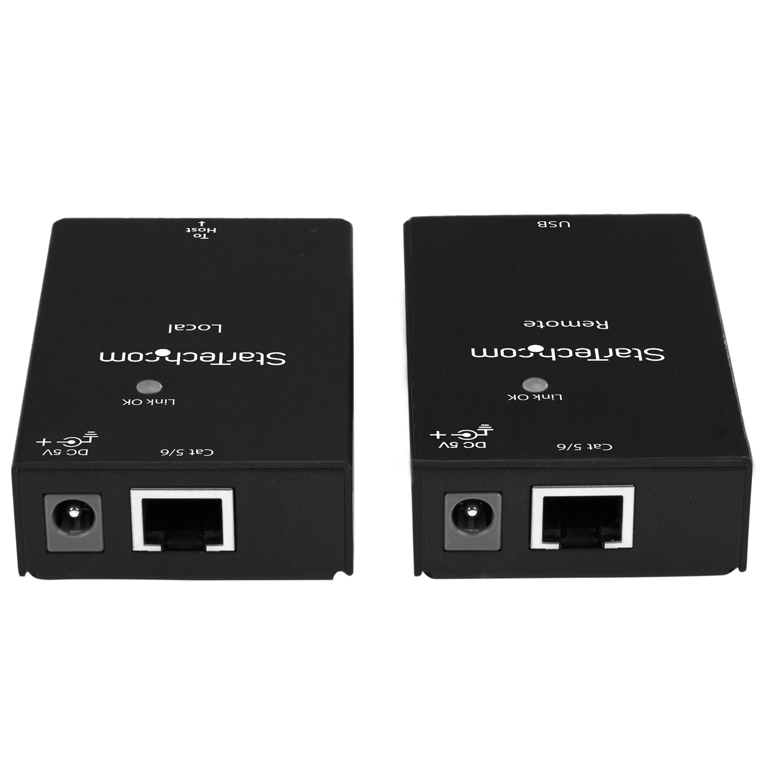 StarTech.com Extender USB 2.0 su cavo Cat5e/Cat6 (RJ45) - Fino a 50m - Kit adattatore alimentato per estensore porta USB ad alta velocità - 480Mbps - Metallo