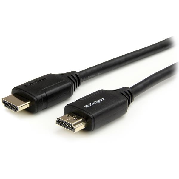 StarTech.com Cavo HDMI Premium ad alta velocità con Ethernet - 4K 60Hz - 3m, HDMI tipo A, Audio Return Channel, Nero