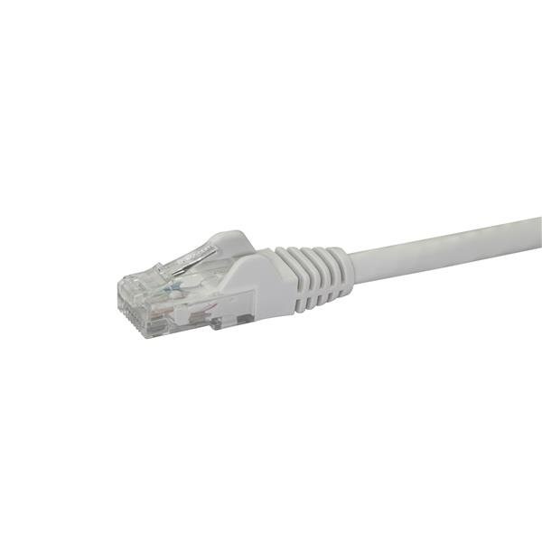 StarTech.com Cavo di Rete Bianco Cat6 UTP Ethernet Gigabit RJ45 Antigroviglio - 50cm, Filo di rame da 0,25 mm², Certificato ETL