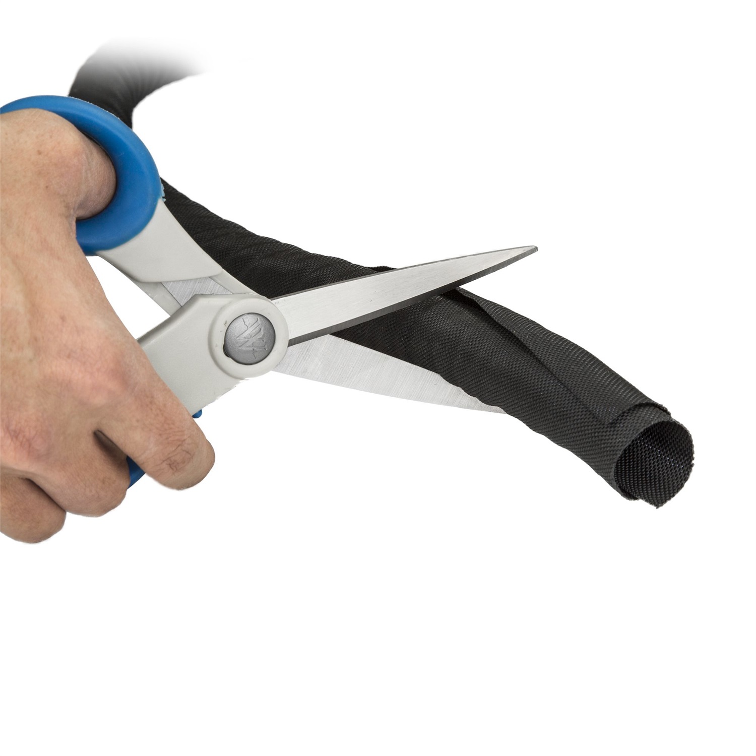 StarTech.com Guaina per Gestione Cavi da 2m in Nylon e Poliestere - Manicotto Espandibile per Organizzazione Cavi Nero