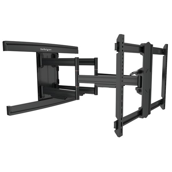 StarTech.com Supporto da Parete per TV FPWARTS2 - Braccio Articolato, Fino a 100 Pollici e 75 kg, Acciaio, Roteazione e Inclinazione