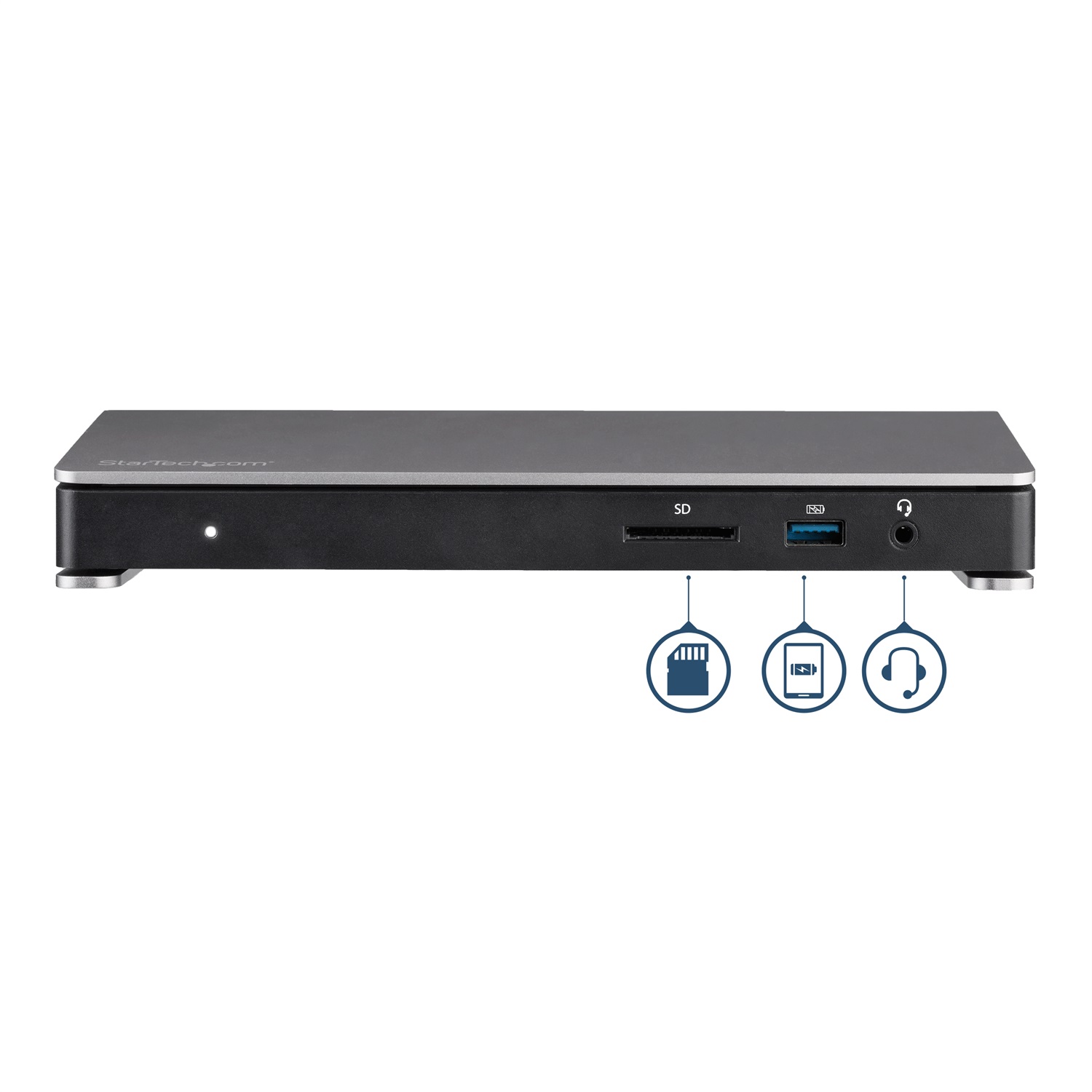 StarTech.com Dock Thunderbolt 3 con Lettore SD - Doppio Schermo Dual 4K @ 60Hz - 6 Porte USB 3.0 - Power Delivery 85W