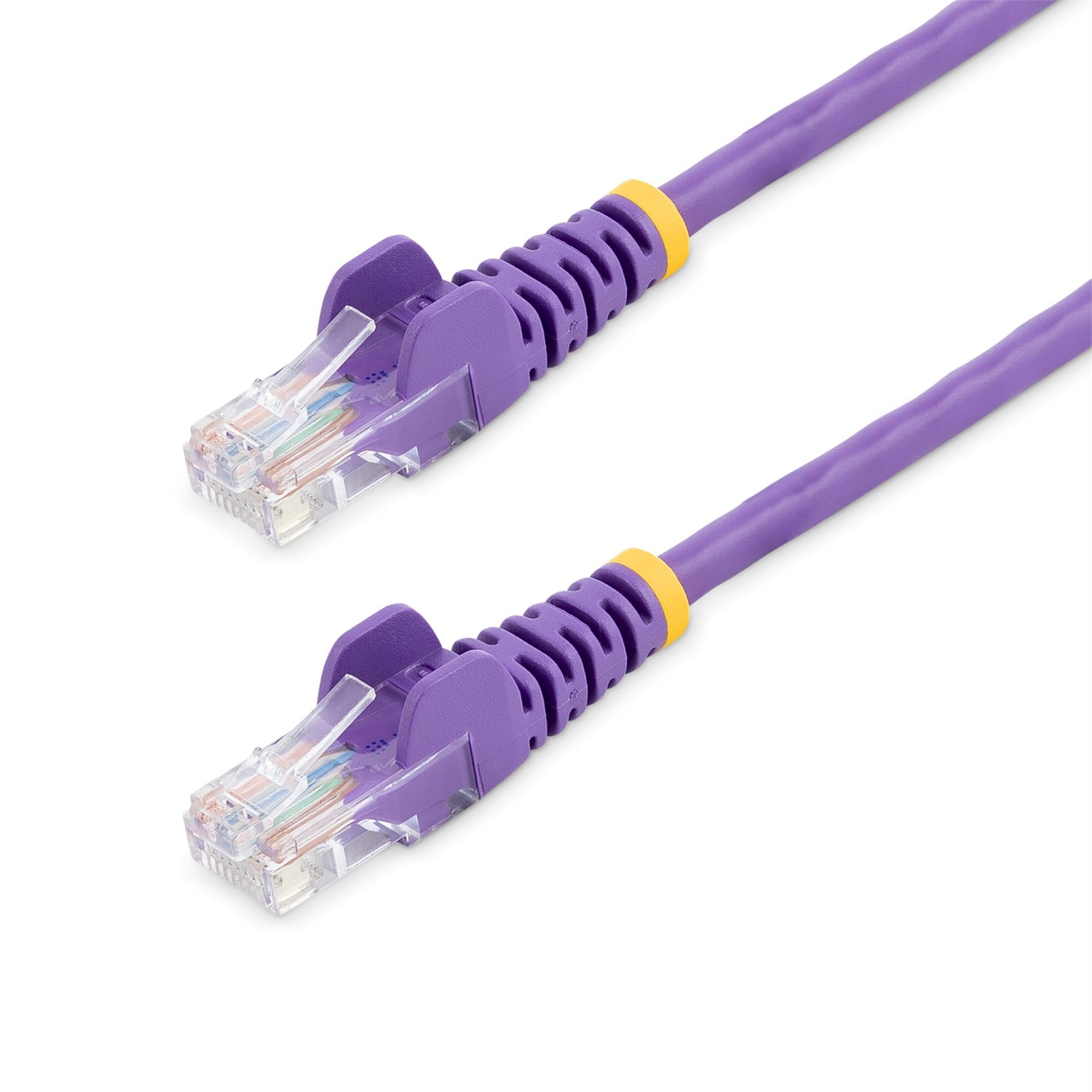 StarTech.com Cavo di Rete Cat5e da 7m Viola Antigroviglio RJ45 Snagless