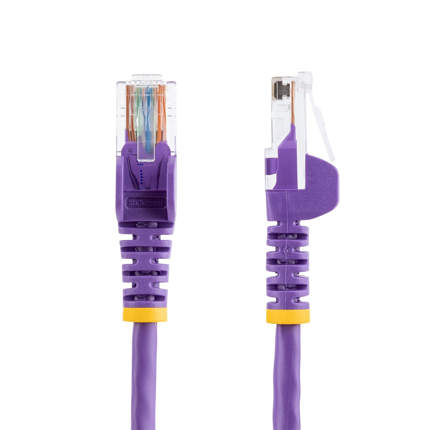 StarTech.com Cavo di Rete Cat5e da 7m Viola Antigroviglio RJ45 Snagless
