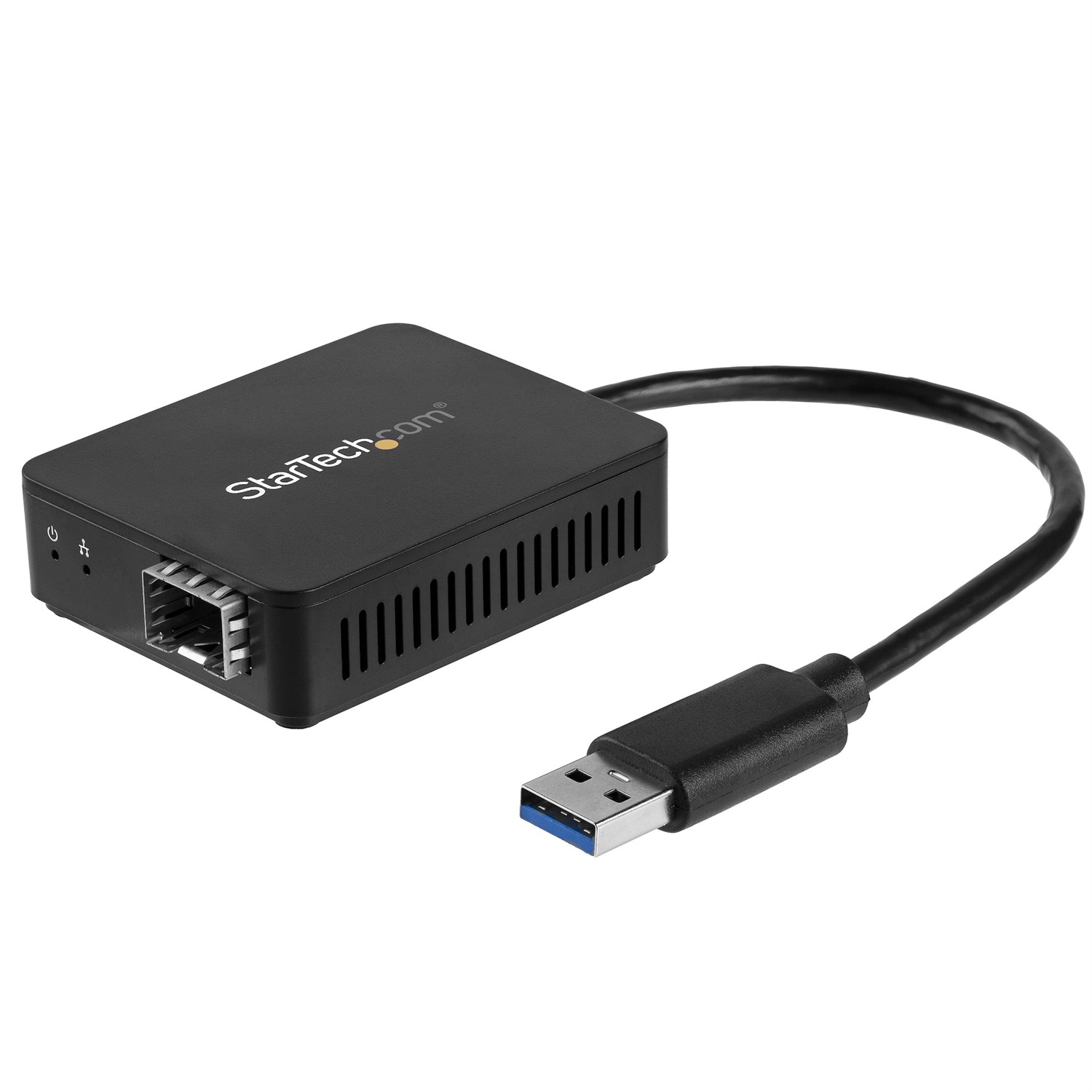 StarTech.com Convertitore da USB 3.0 a Fibra Ottica - Adattatore di Rete Gigabit con SFP Aperto, Compatibile con MMF/SMF, Velocità 1000 Mbit/s