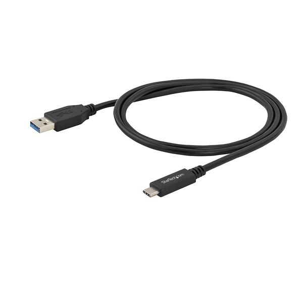 StarTech.com Cavo USB-A a USB-C - M/M - Cavo USB Tipo-C USB 3.0 da 1 m, 5 Gbit/s, Nero
