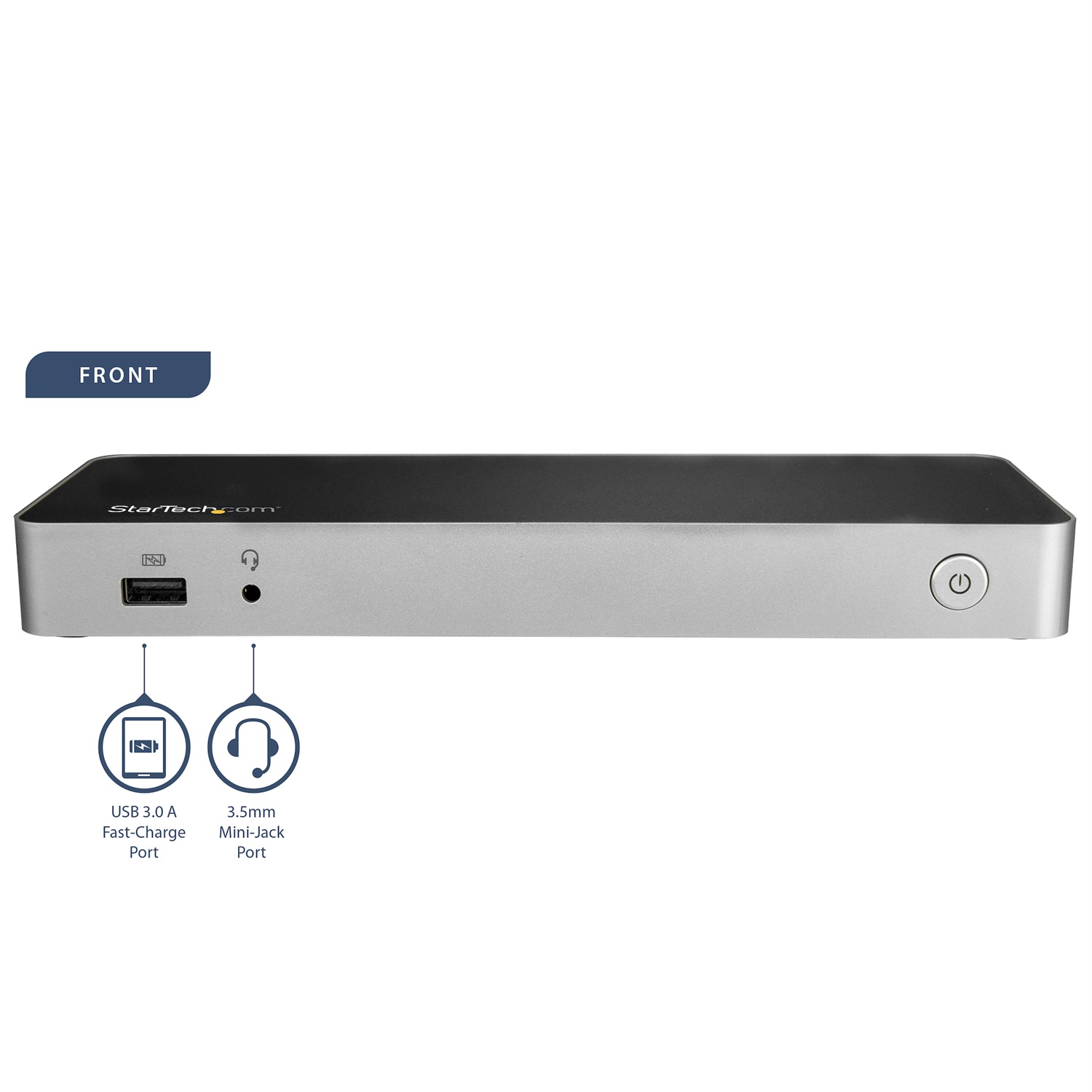StarTech.com Docking Station USB-C per portatili - Doppia uscita Video Dual-4K (HDMI e DisplayPort) - USB Power Delivery 60W - Lettore Scheda Memoria SD