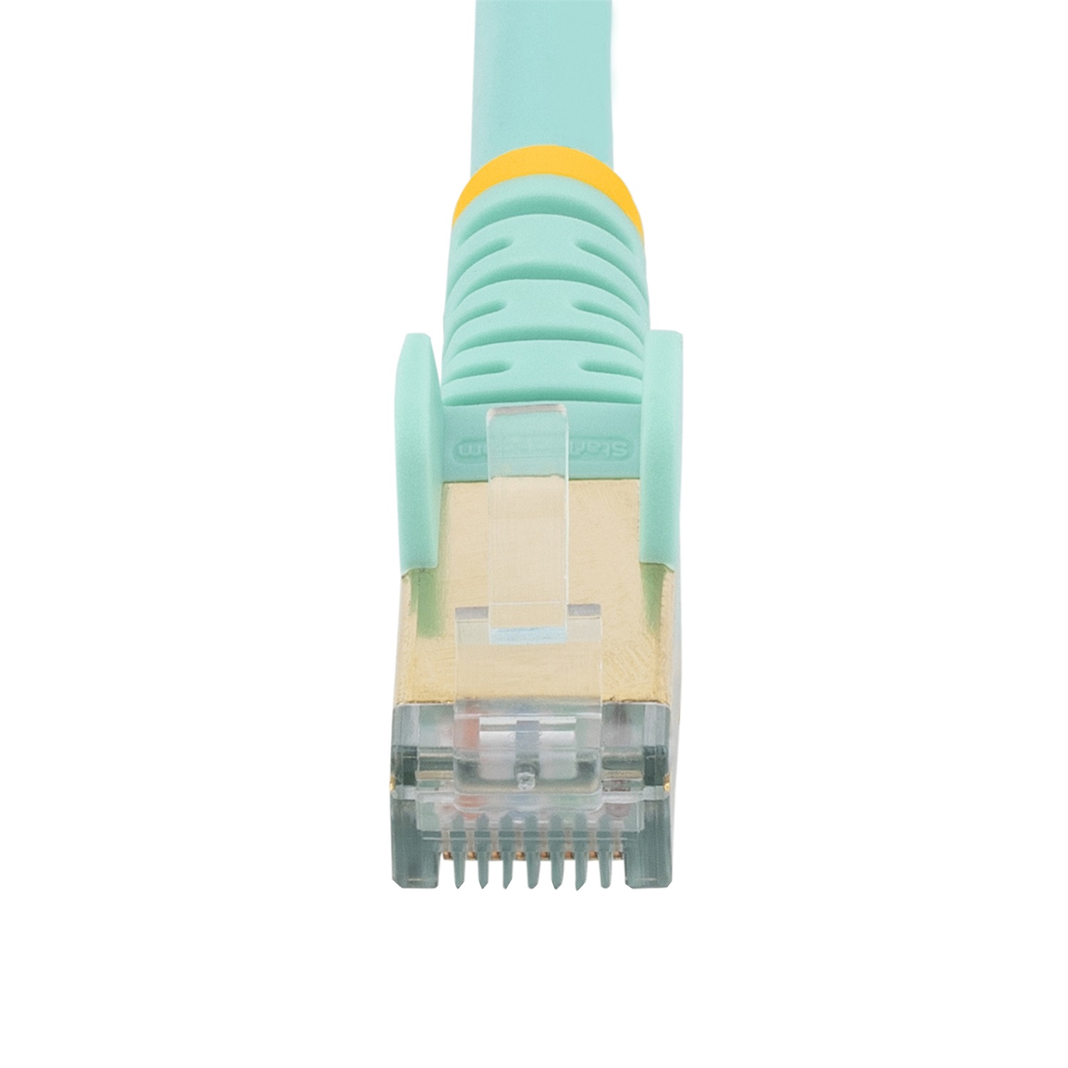 StarTech.com Cavo di Rete Ethernet Cat6a - Cavo Schermato STP Antigroviglio da 2m - Turchese, RJ-45, U/FTP, Placcatura Oro