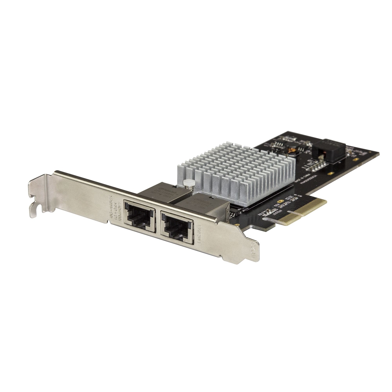 StarTech.com Scheda di Rete Ethernet PCIe a 2 porte 10GB - Adattatore di rete PCI Express 10GBASE-T/NBASE-T con chip Intel-X550AT - Supporta velocità 10/5/2.5/1GbE e 100 Mbps