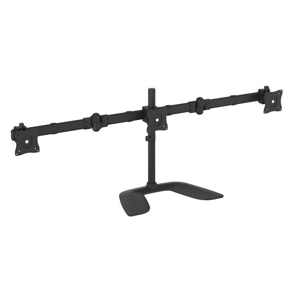 StarTech.com Supporto Articolabile per Triplo Monitor in Acciaio Fino a 27'' - VESA - Modello ARMBARTRIO2