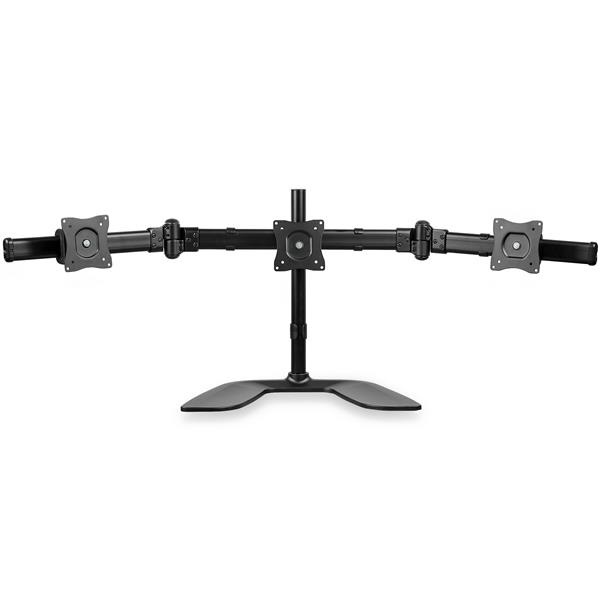 StarTech.com Supporto Articolabile per Triplo Monitor in Acciaio Fino a 27'' - VESA - Modello ARMBARTRIO2
