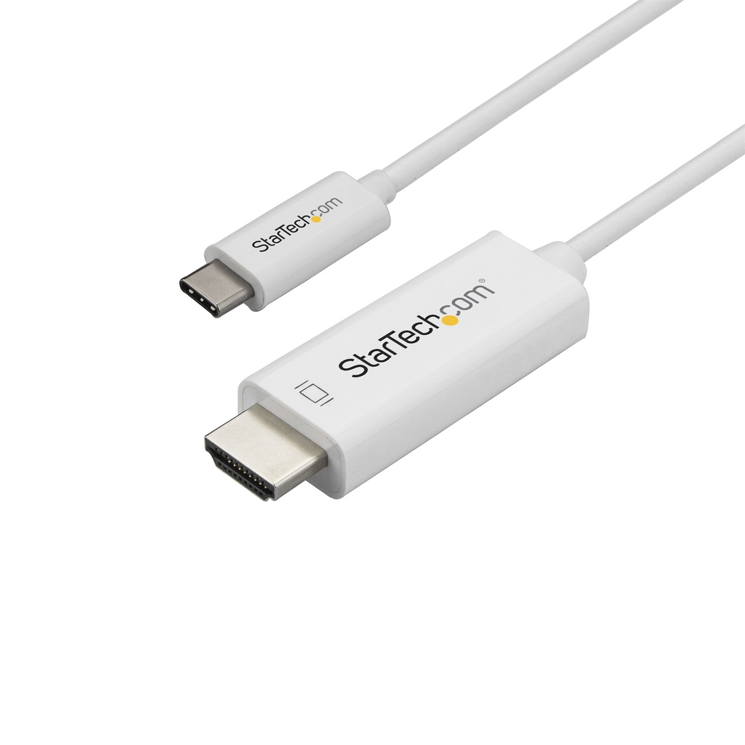 StarTech.com Cavo HDMI a USB-C da 1m - USB 3.1 Tipo C a HDMI 2.0 - 4K a 60Hz - Compatibile con Thunderbolt 3 - Bianco