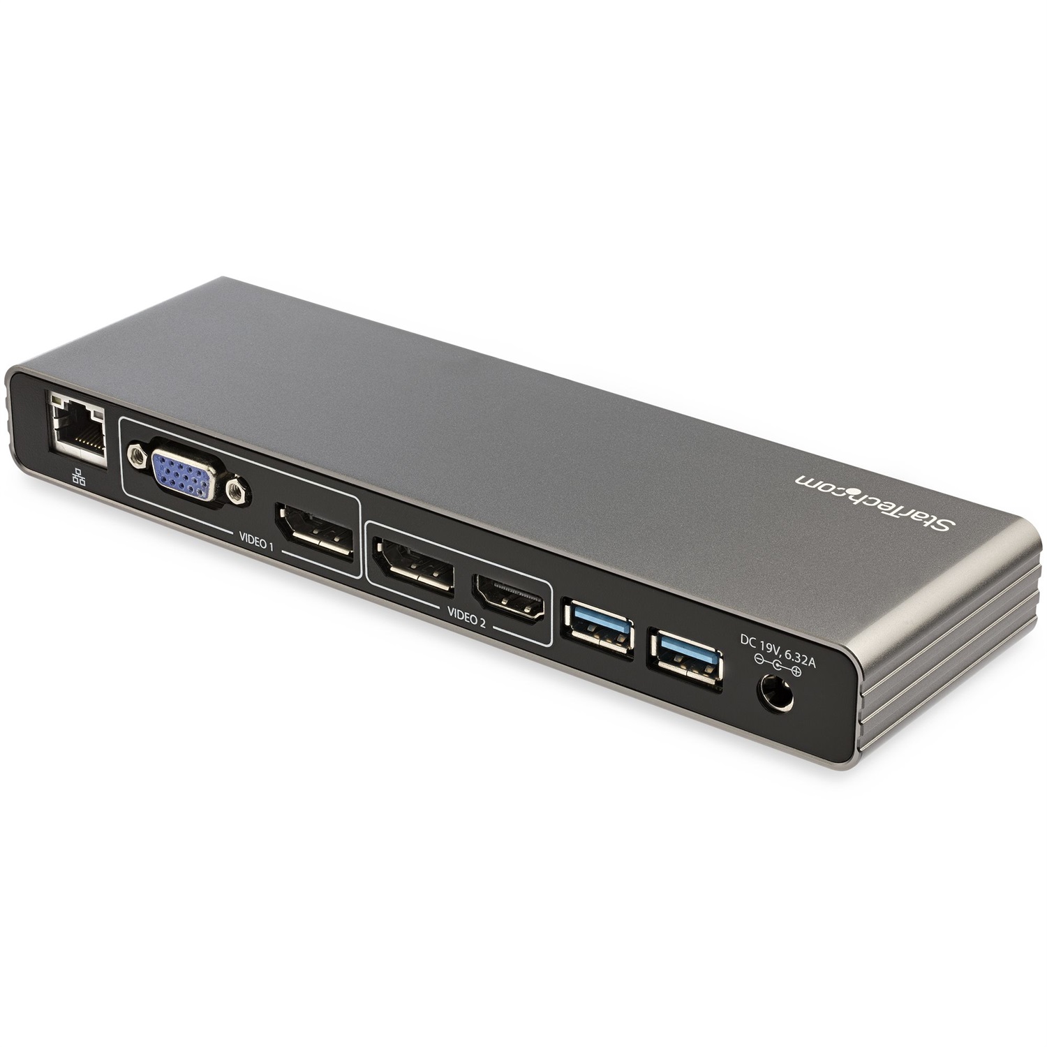 StarTech.com Dock Thunderbolt 3 - Doppio monitor 4K 60Hz - Docking Station per Mac e Windows con Power Delivery 85W, 2x USB-A, Ethernet