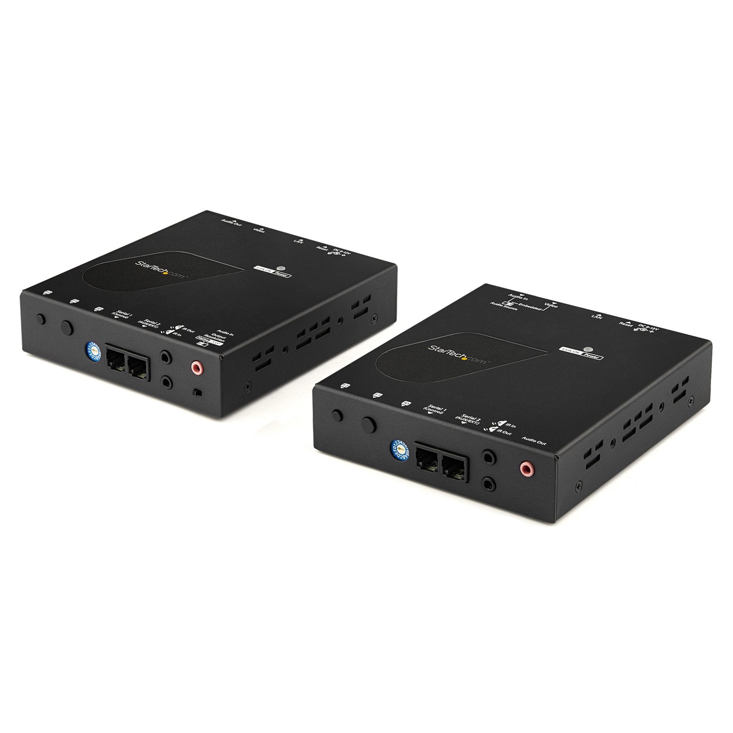 StarTech.com Kit Extender HDMI via IP - Trasmettitore e Ricevitore AV - 1080p, 1920 x 1080 Pixel, Supporto Cat5e/Cat6, Distanza fino a 100 m, Nero