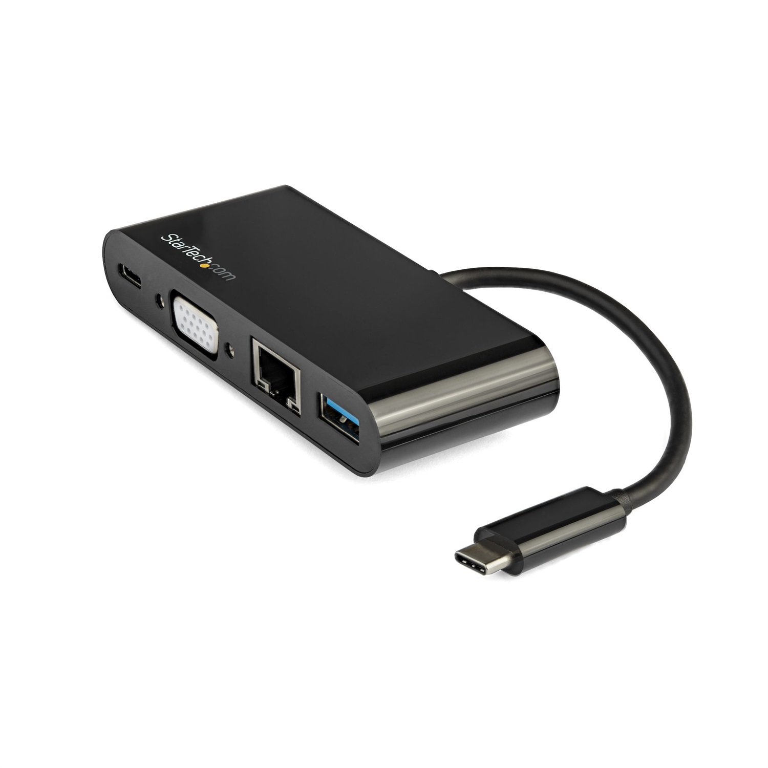 StarTech.com Adattatore Multiporta USB-C a VGA - Ricarica Power Delivery (60W) - USB 3.0 - Gigabit Ethernet - Compatibile con Mac, Windows e Chrome OS