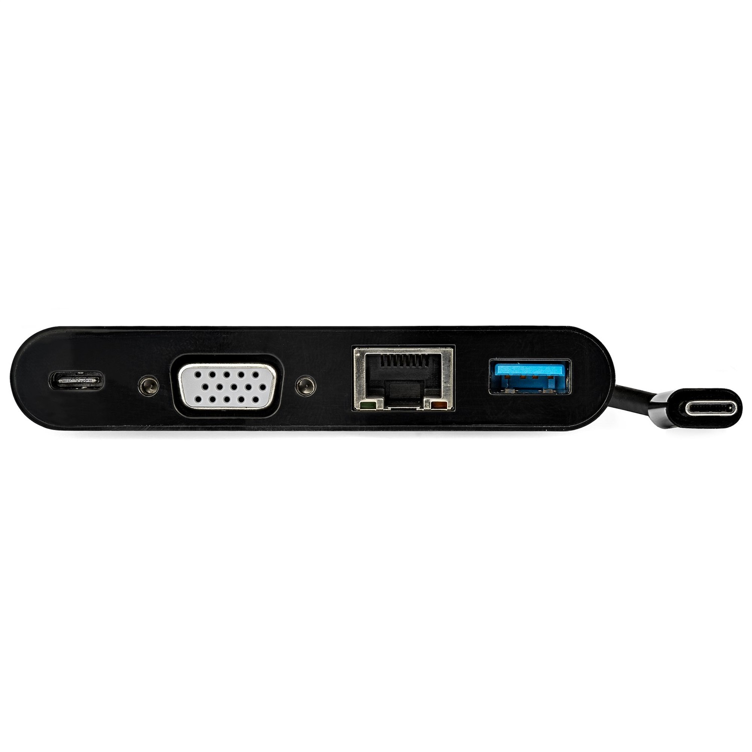 StarTech.com Adattatore Multiporta USB-C a VGA - Ricarica Power Delivery (60W) - USB 3.0 - Gigabit Ethernet - Compatibile con Mac, Windows e Chrome OS