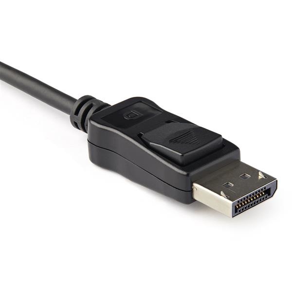 StarTech.com Adattatore DisplayPort a HDMI 4K 60Hz - Convertitore video attivo DP 1.4 a HDMI 2.0 - Dongle/Cavo adattatore per Monitor/TV/Display HDMI - Lunghezza 0,122 m, Connettore DP a scatto, Supporto HDR