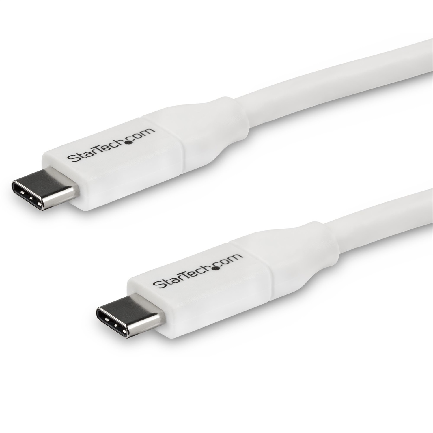 StarTech.com Cavo USB-C a USB-C 5A PD - M/M - Bianco - 4m - USB 3.2 Gen 1 - 0,48 Gbit/s - Conforme USB-IF