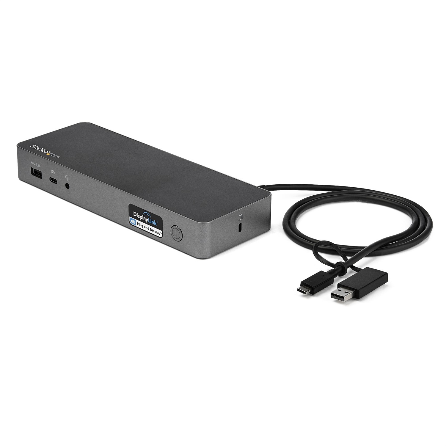 StarTech.com Docking Station Universale USB-C e USB-A - Doppio 4K HDMI/DP, 60W PD, Compatibile con Mac/Windows/Chrome OS, Hub 4x USB 3.0, Gigabit Ethernet