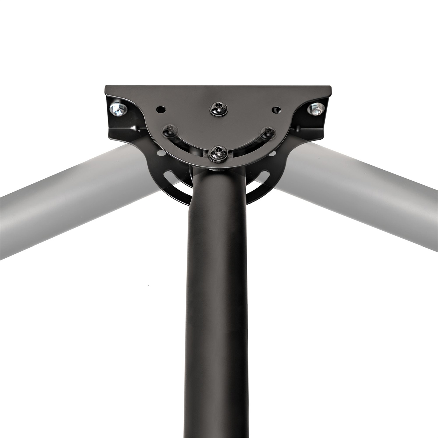 StarTech.com Supporto TV da Soffitto a Doppio Display Back-to-Back - Palo Regolabile da 106cm a 152cm per Schermi da 32 a 75 pollici - Acciaio Nero con Inclinazione e Rotazione