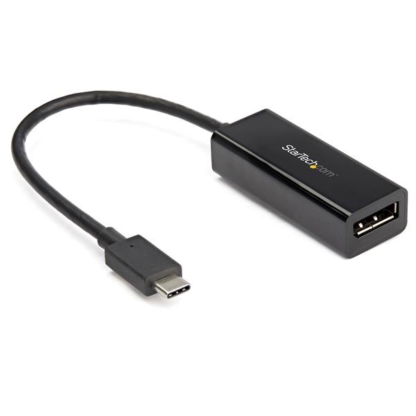 StarTech.com Adattatore da USB C a DisplayPort - Convertitore video USB tipo C a DP 1.4 Alt Mode - 8K/5K/4K fino a 60Hz - HBR3/HDR compatibile con Thunderbolt 3