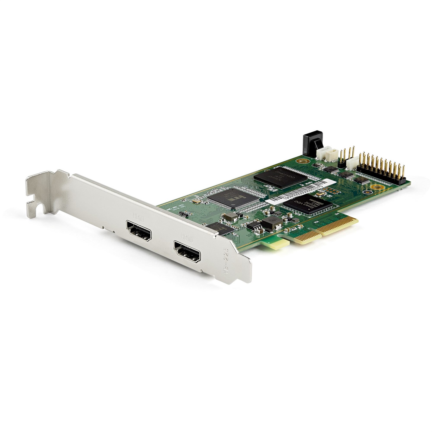 StarTech.com Scheda di acquisizione video HDMI - PCI Express 2.0 4K 60Hz con HDR10 - Dispositivo PCIe x4 per PC desktop - Registratore video, Adattatore e Streaming live - Supporta H.264