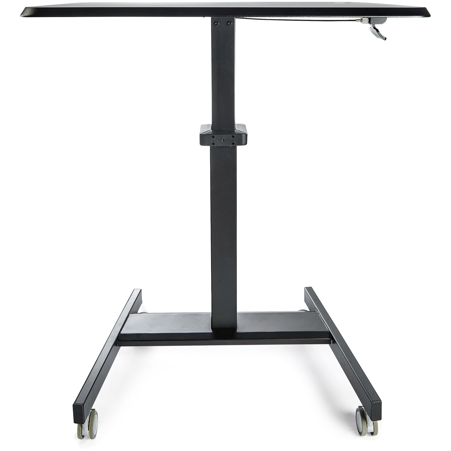 StarTech.com Scrivania Sit-Stand STSCART2 Ergonomica Mobile Regolabile in Altezza - Postazione di Lavoro con Ruote Bloccanti per Lavorare in Piedi o Seduti