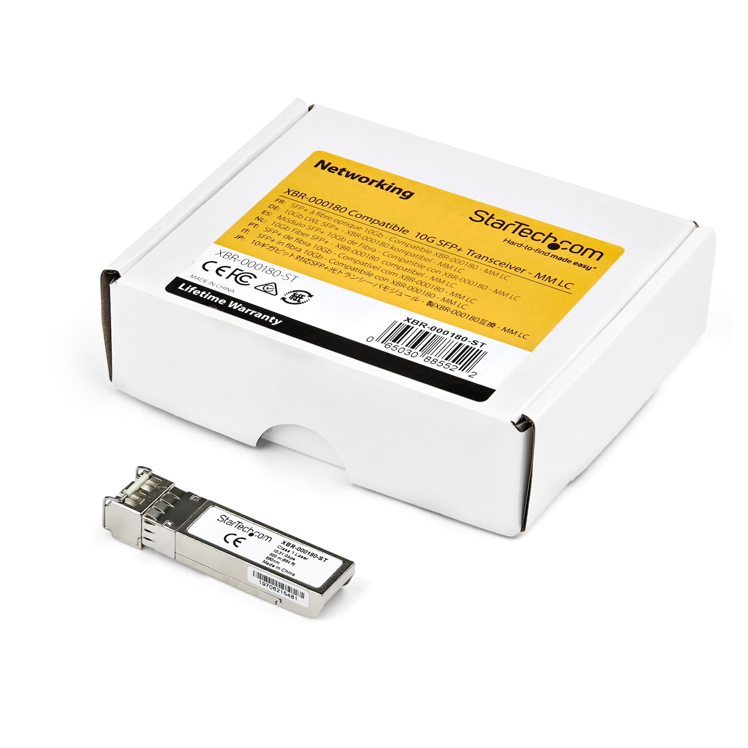 StarTech.com Modulo Ricetrasmettitore SFP Compatibile con HPE JD092B - 10GBASE-LRM, 10 Gbps, Multimodale, LC, 200 m, Garanzia a vita